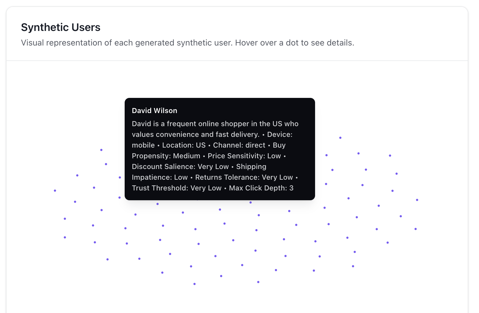 Synthetic shoppers preview